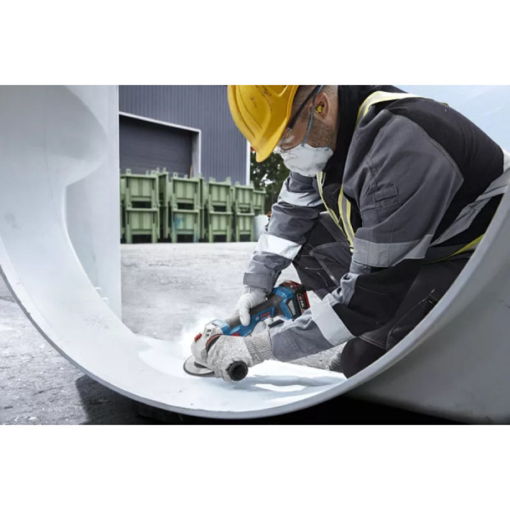 Шліфмашина кутова акумуляторна Bosch Professional GWS 18V-11S 125мм 18В 1x5А·год 0-9000об·хв 1.7кг кейс ЗП GAL1880CV