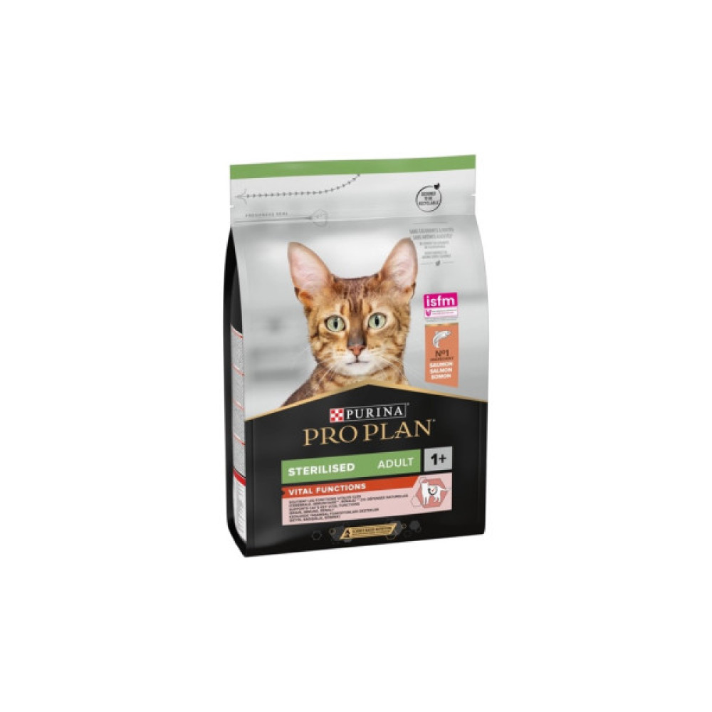 Сухий корм для кішок Purina Pro Plan Sterilised з лососем 400 г (7613036544832)