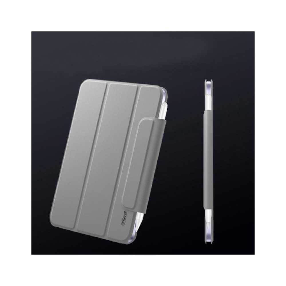 Чохол до планшета BeCover Magnetic Buckle Apple iPad mini 6 2021 Gray (706827) Чохол до планшета BeCover Magnetic Buckle Apple iPad mini 6 2021 Gray (706827)