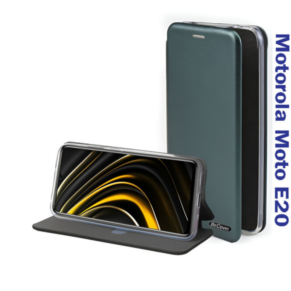 Чохол до мобільного телефона BeCover Exclusive Motorola Moto E20 Dark Green (710238) Чохол до мобільного телефона BeCover Exclusive Motorola Moto E20 Dark Green (710238)