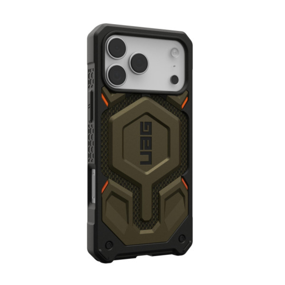 Чохол до мобільного телефона UAG iPhone 17 Pro Max Monarch Pro MagSafe Kevlar Element Green (11451411397B) Чохол до мобільного телефона UAG iPhone 17 Pro Max Monarch Pro MagSafe Kevlar Element Green (11451411397B)