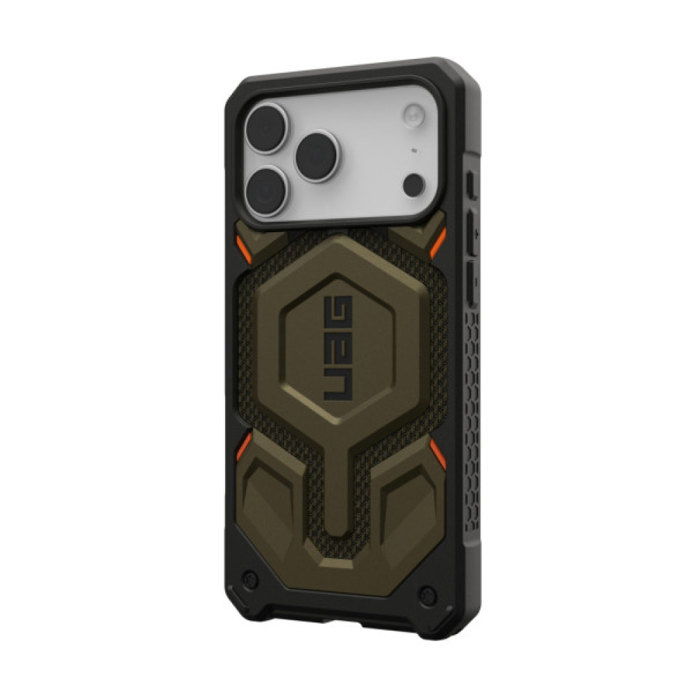 Чохол до мобільного телефона UAG iPhone 17 Pro Max Monarch Pro MagSafe Kevlar Element Green (11451411397B) Чохол до мобільного телефона UAG iPhone 17 Pro Max Monarch Pro MagSafe Kevlar Element Green (11451411397B)