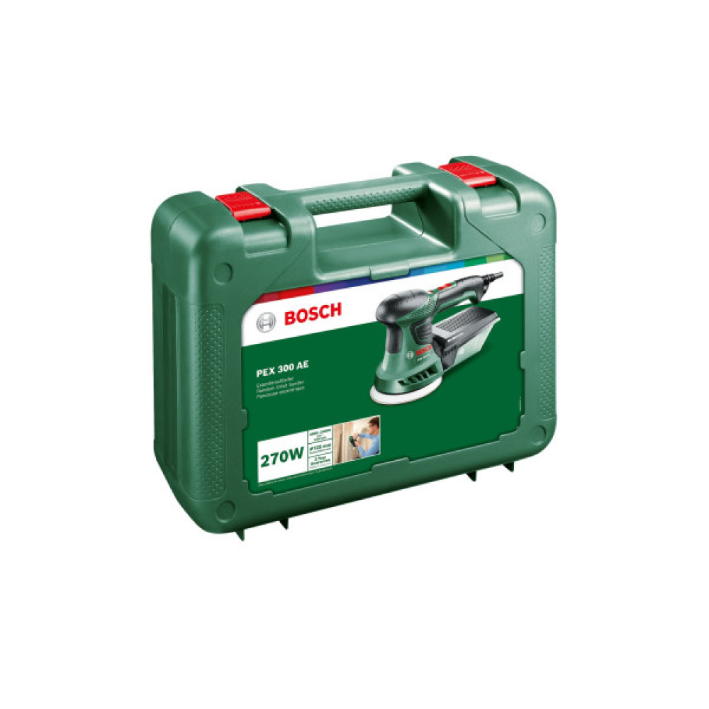 Шліфмашина ексцентрикова Bosch PEX 300 AE 200Вт 125мм 4000-24000об/хв 1.5кг
