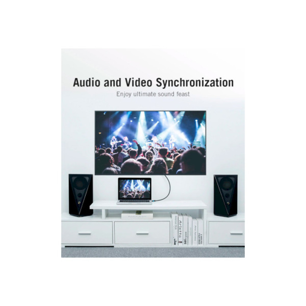 Кабель мультимедійний HDMI to HDMI 15.0m V2.0 4K 30Hz PVC VENTION (VAA-M02-B1500)