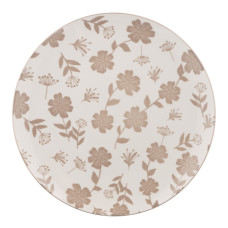 Тарілка Ardesto Ravenna, 26.8см, порцеляна, біло-бежевий (AR1327R)