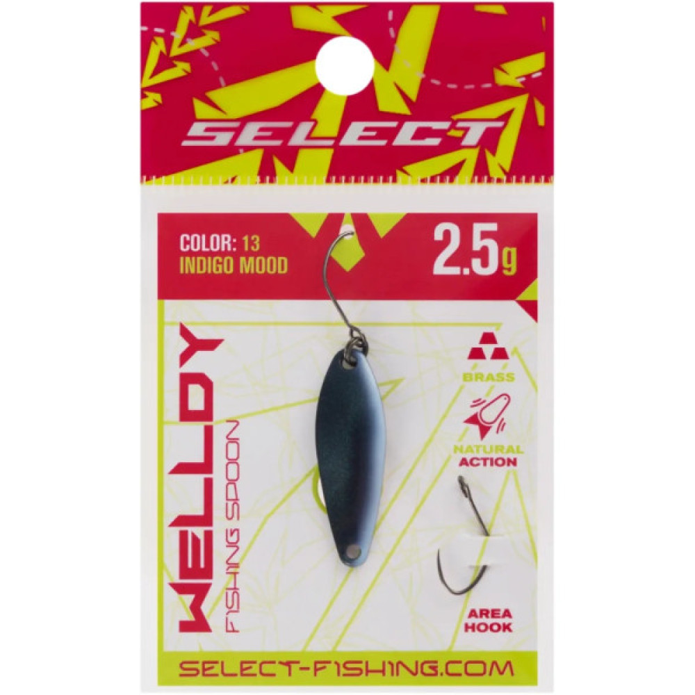 Блешня Select Welldy 2.5g 31mm 13 Indigo Mood (1870.81.08)