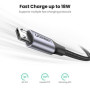 Дата кабель USB 2.0 AM to Micro 5P 1.0m US290 Aluminum Braid Black Ugreen (60146)