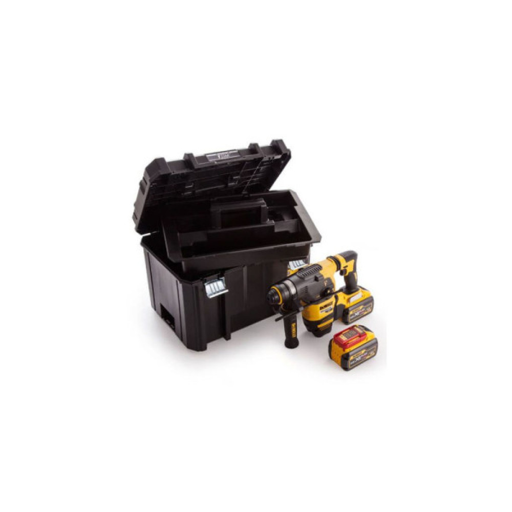 Перфоратор DeWALT безщітковий, SDS PLUS, 18 В, 1.4 Дж, 2 реж. кейс TSTAK (без АКБ та ЗП) (DCH333X2)