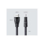 Кабель мультимедійний HDMI M to HDMI M 2.0m braided HD140 black Ugreen (80403)
