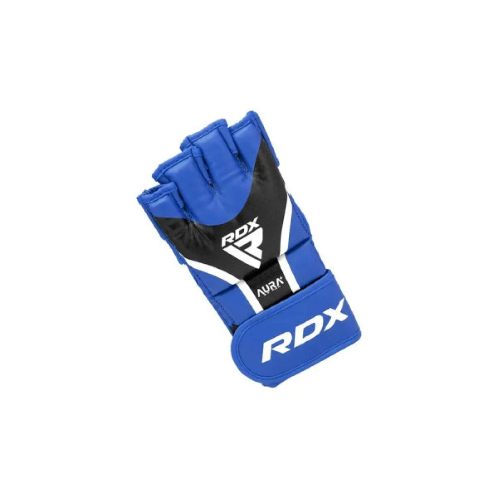 Рукавички для MMA RDX Aura Plus T-17 Blue/Black S (GGR-T17UB-S+)
