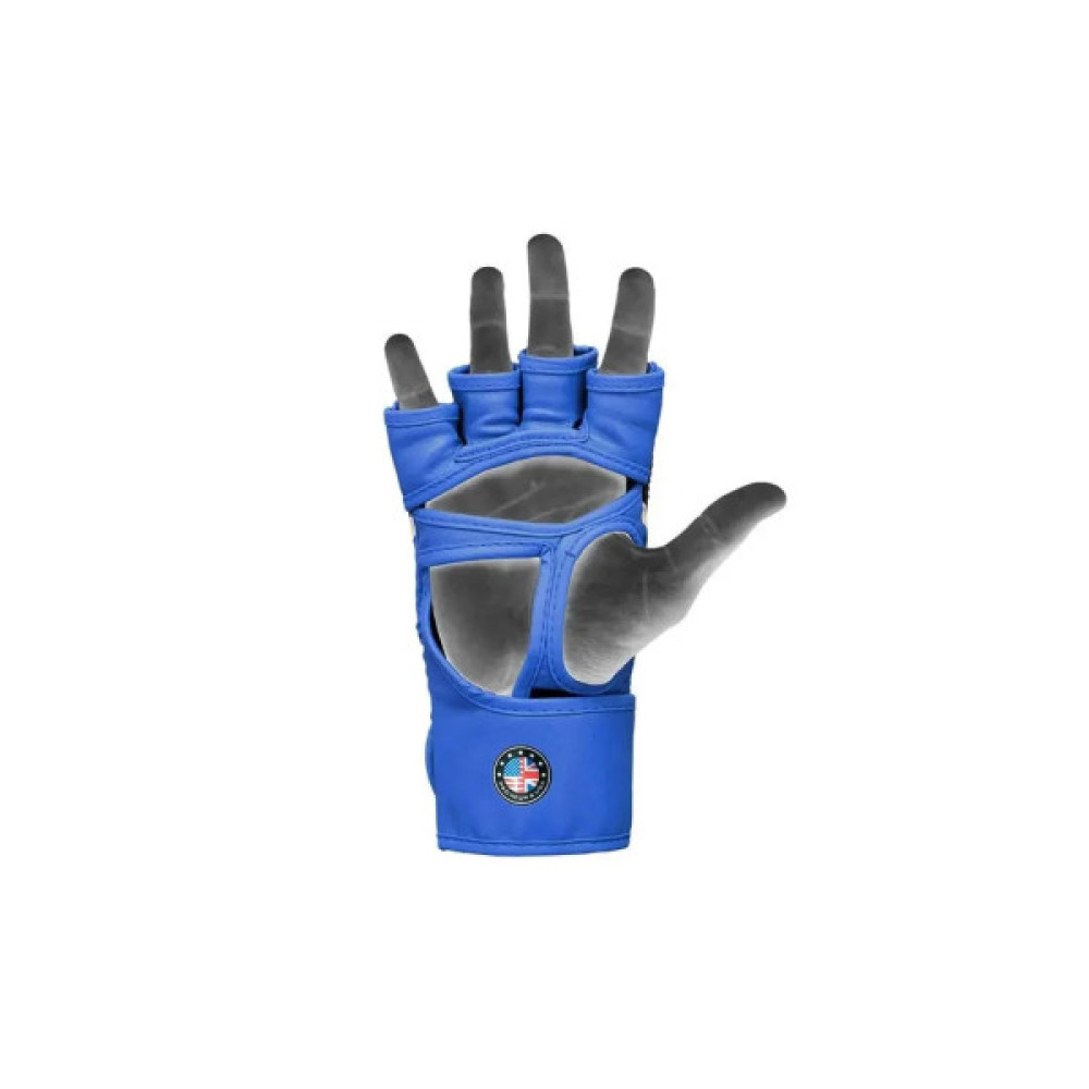 Рукавички для MMA RDX Aura Plus T-17 Blue/Black S (GGR-T17UB-S+)