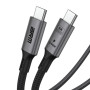 Дата кабель USB-C to USB-C 1.0m USB4 40Gbps 240W 8K60Hz black Armorstandart (ARM81921) Дата кабель USB-C to USB-C 1.0m USB4 40Gbps 240W 8K60Hz black Armorstandart (ARM81921)