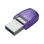 Накопичувач Kingston  128GB USB 3.2 Type-A Gen1 + Type-C DT microDuo 3C R200MB/s