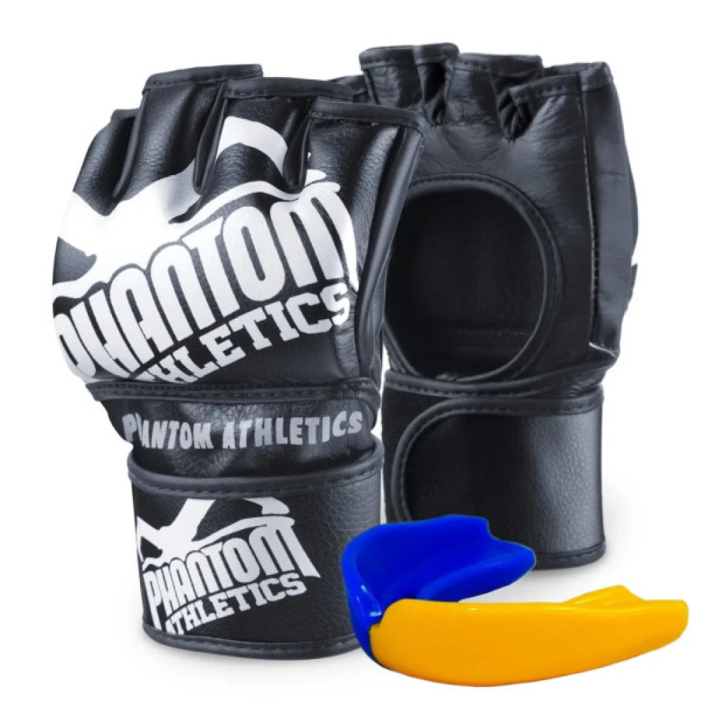 Рукавички для MMA Phantom Blackout Black S/M (PHMMAG1648-SM)