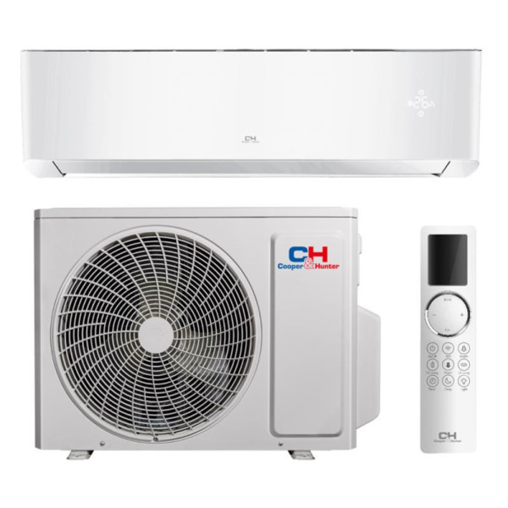 Кондиціонер Cooper&Hunter Supreme Continental 70м2 інвертор 24000BTU 7.1кВт A++/A+++ -25°С Wi-Fi R32 білий