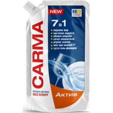 Засіб для ручного миття посуду Carma Актив Дой-пак 450 мл (4820204702281)