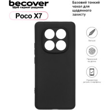 Чохол до мобільного телефона BeCover Poco X7 Black (713777) Чохол до мобільного телефона BeCover Poco X7 Black (713777)