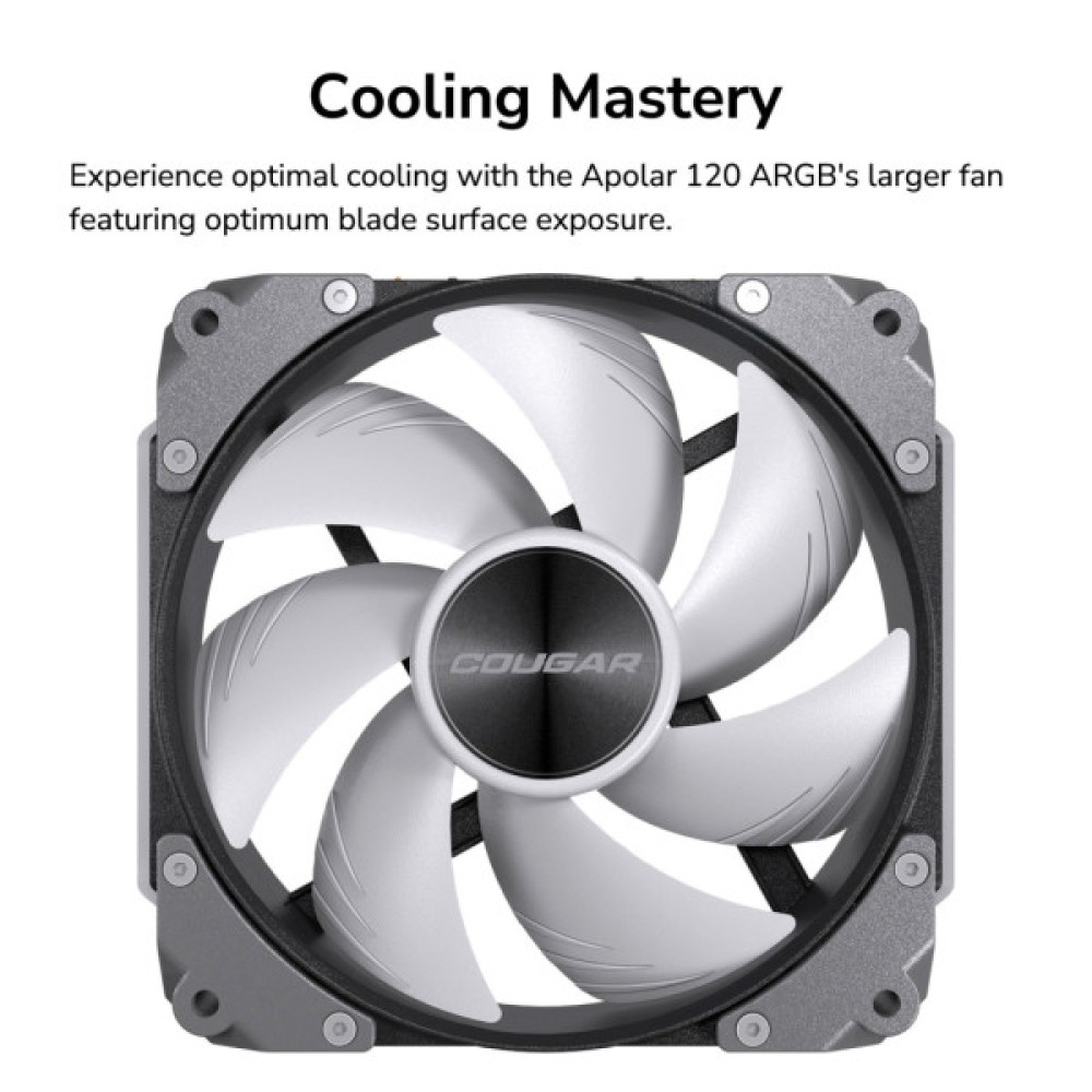 Кулер до корпусу Cougar Apolar 120 ARGB