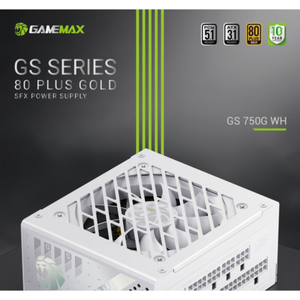 Блок живлення Gamemax 750W (GS 750G WH V25)
