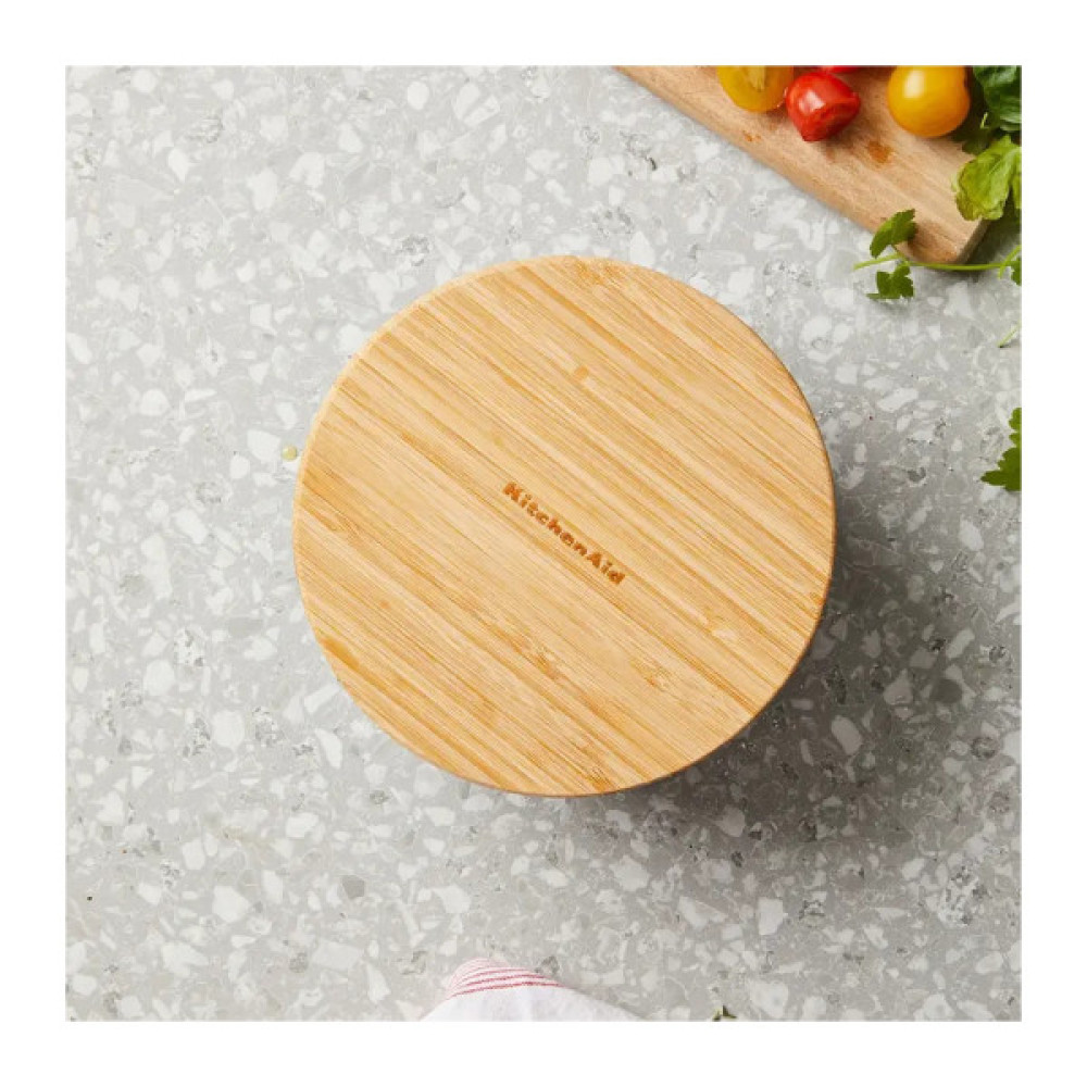 Миска KitchenAid Matte Oven-to-table з чорного керамограніту з кришкою (CC004972-001)