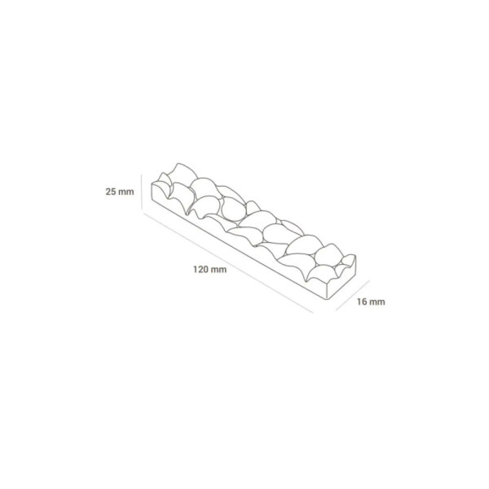 Форма для шоколаду Silikomart Goccia B 120x25 h16 мм 8 шт (CH009)