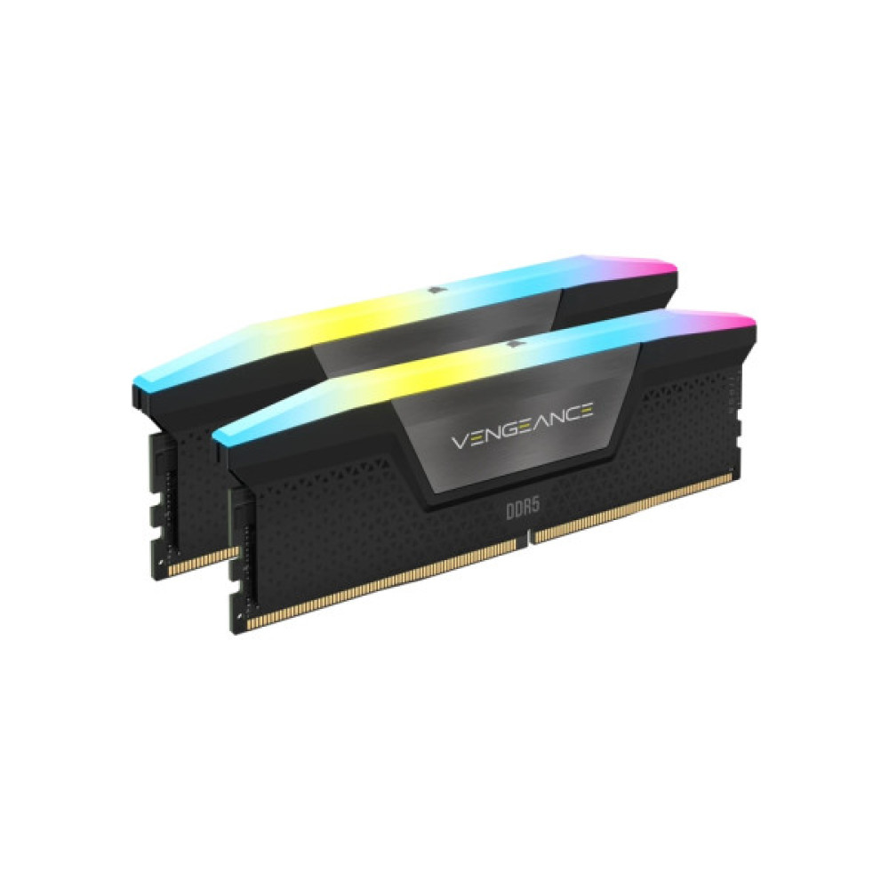 Модуль пам'яті для комп'ютера DDR5 96GB (2x48GB) 6800 MHz Vengeance RGB Black Corsair (CMH96GX5M2B6800C34)