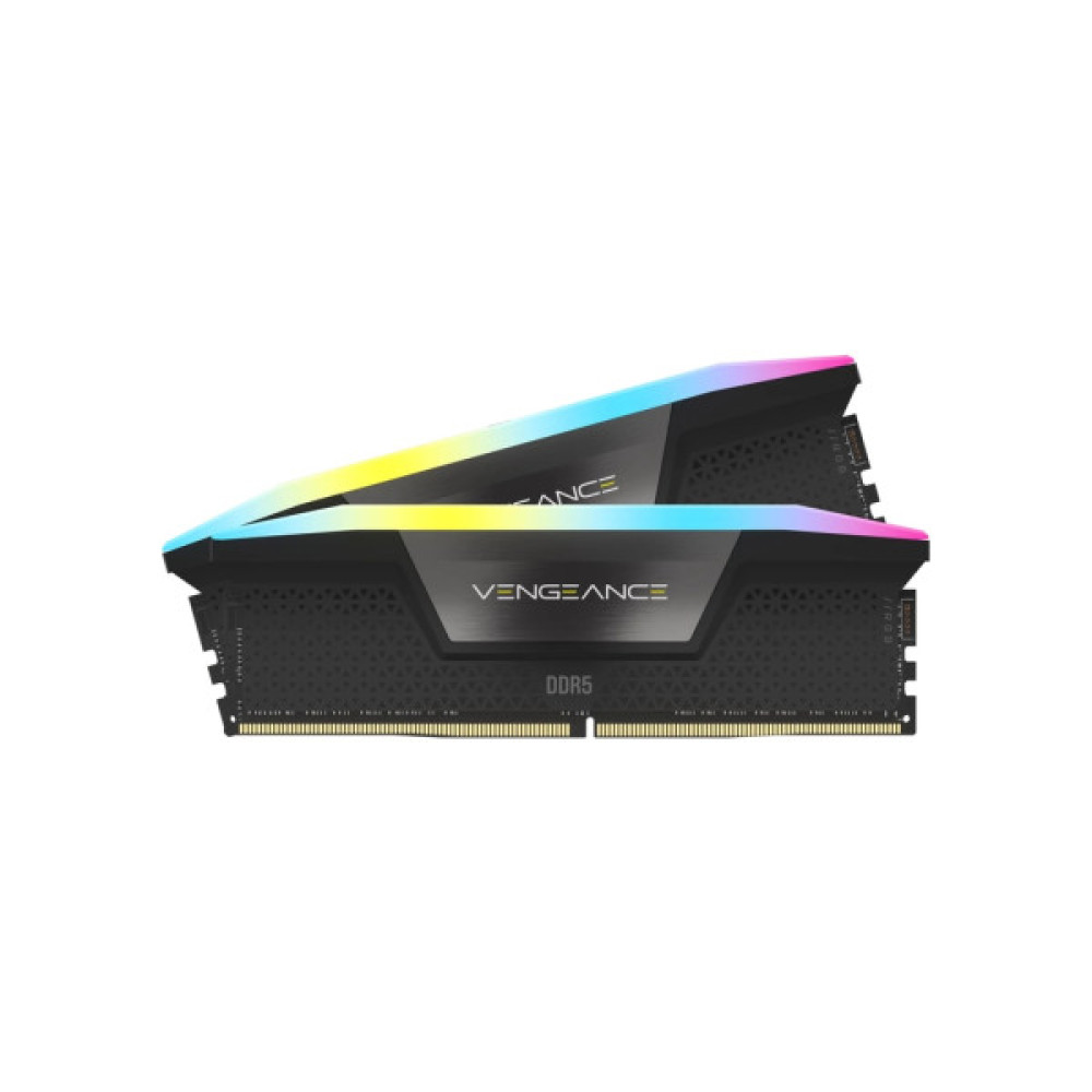 Модуль пам'яті для комп'ютера DDR5 96GB (2x48GB) 6800 MHz Vengeance RGB Black Corsair (CMH96GX5M2B6800C34)