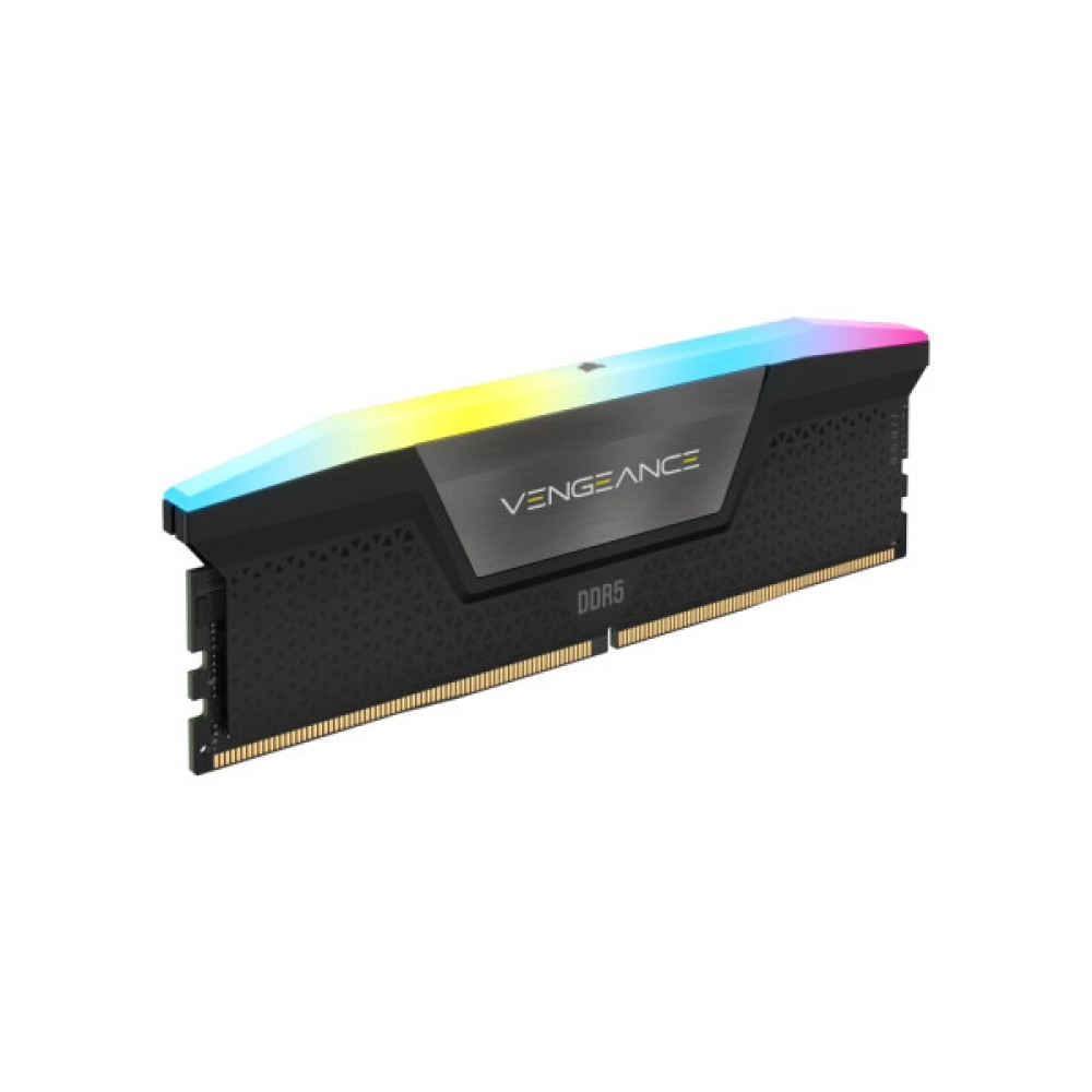 Модуль пам'яті для комп'ютера DDR5 96GB (2x48GB) 6800 MHz Vengeance RGB Black Corsair (CMH96GX5M2B6800C34)