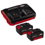 Набір акумулятора та зарядного пристрою Einhell Twincharger Kit PXC, 2х18В, 4.0А•год , 2.2 кг Набір акумулятора та зарядного пристрою Einhell Twincharger Kit PXC, 2х18В, 4.0А•год , 2.2 кг