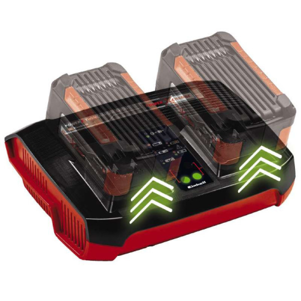 Набір акумулятора та зарядного пристрою Einhell Twincharger Kit PXC, 2х18В, 4.0А•год , 2.2 кг