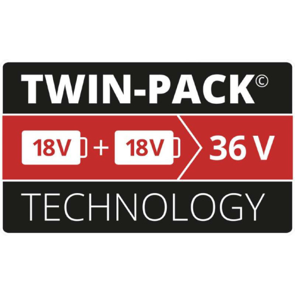 Набір акумулятора та зарядного пристрою Einhell Twincharger Kit PXC, 2х18В, 4.0А•год , 2.2 кг