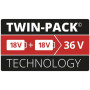 Набір акумулятора та зарядного пристрою Einhell Twincharger Kit PXC, 2х18В, 4.0А•год , 2.2 кг Набір акумулятора та зарядного пристрою Einhell Twincharger Kit PXC, 2х18В, 4.0А•год , 2.2 кг