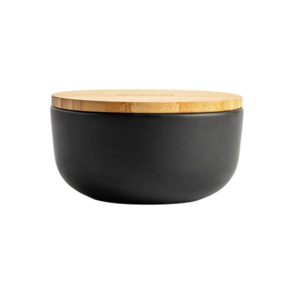 Миска KitchenAid Matte Oven-to-table з чорного керамограніту з кришкою (CC004972-001)