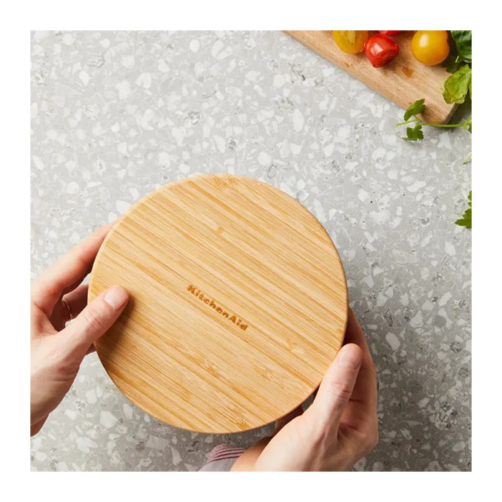 Миска KitchenAid Matte Oven-to-table з чорного керамограніту з кришкою (CC004972-001)