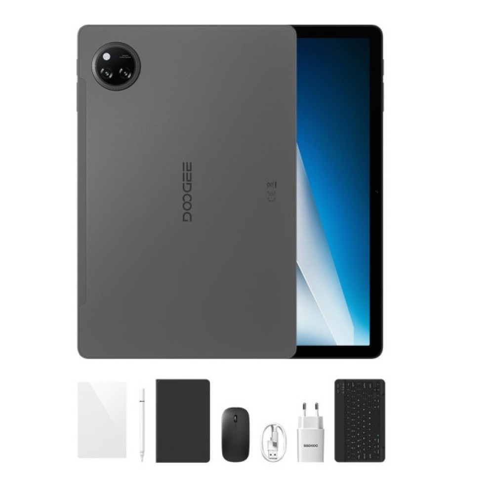 Планшет Doogee Tab A9 Pro+ 11" 6/128Gb Wi-Fi Grey VIP Edition Стилус,чохол,скло,клавіатура,мишка, БЖ (6923740264164)