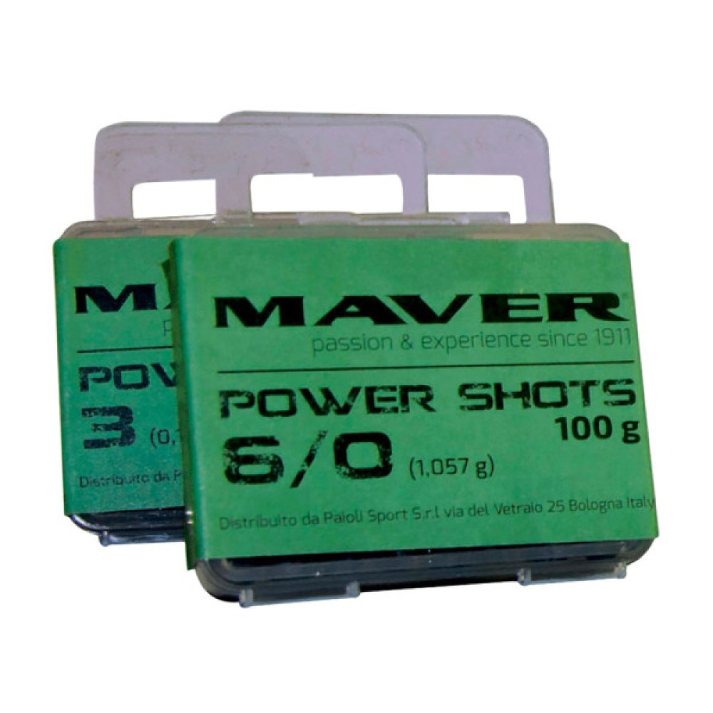 Грузило Maver набір Power Shots 3/0 (0.475g) 100g (1300.35.98) Грузило Maver набір Power Shots 3/0 (0.475g) 100g (1300.35.98)