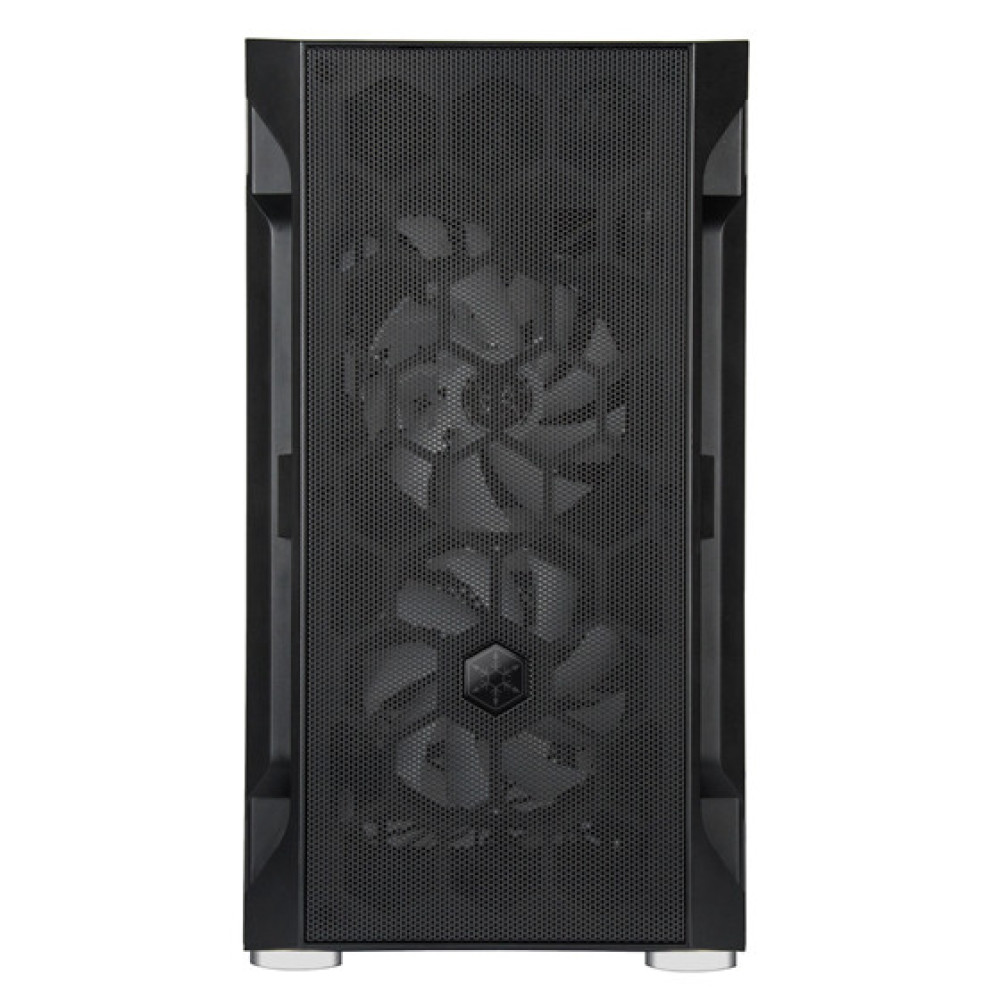 Корпус SilverStone Fara FAH1MB-PRO без БЖ, 1xUSB3.0, 2xUSB2.0, 3x120мм, ARGB VGA 320мм, LCS ready, TG Side Panel, mATX, чорний