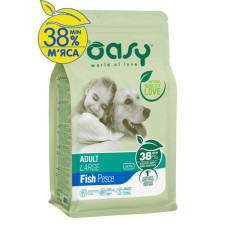 Сухий корм для собак OASY LIFESTAGE Adult Large риба 3 кг (8054329510148)