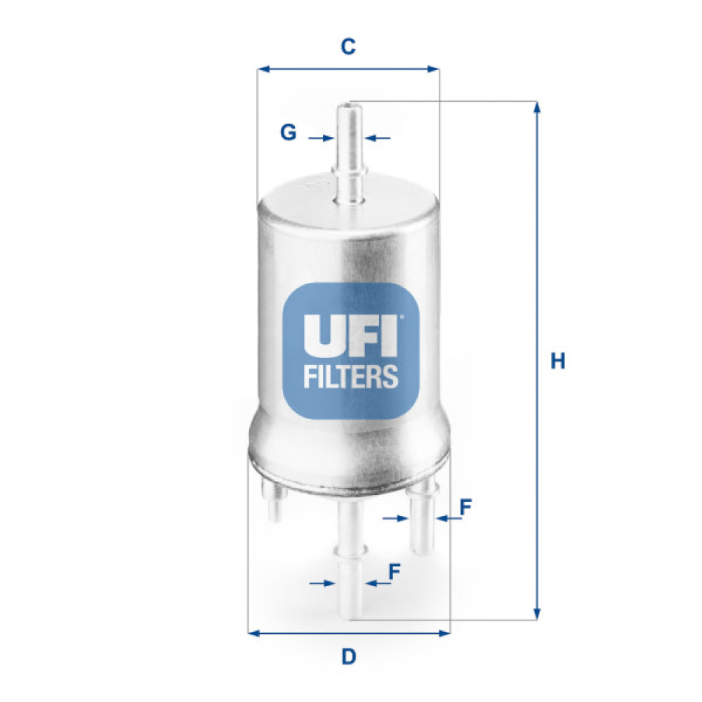 Фільтр паливний UFI 31.832.00