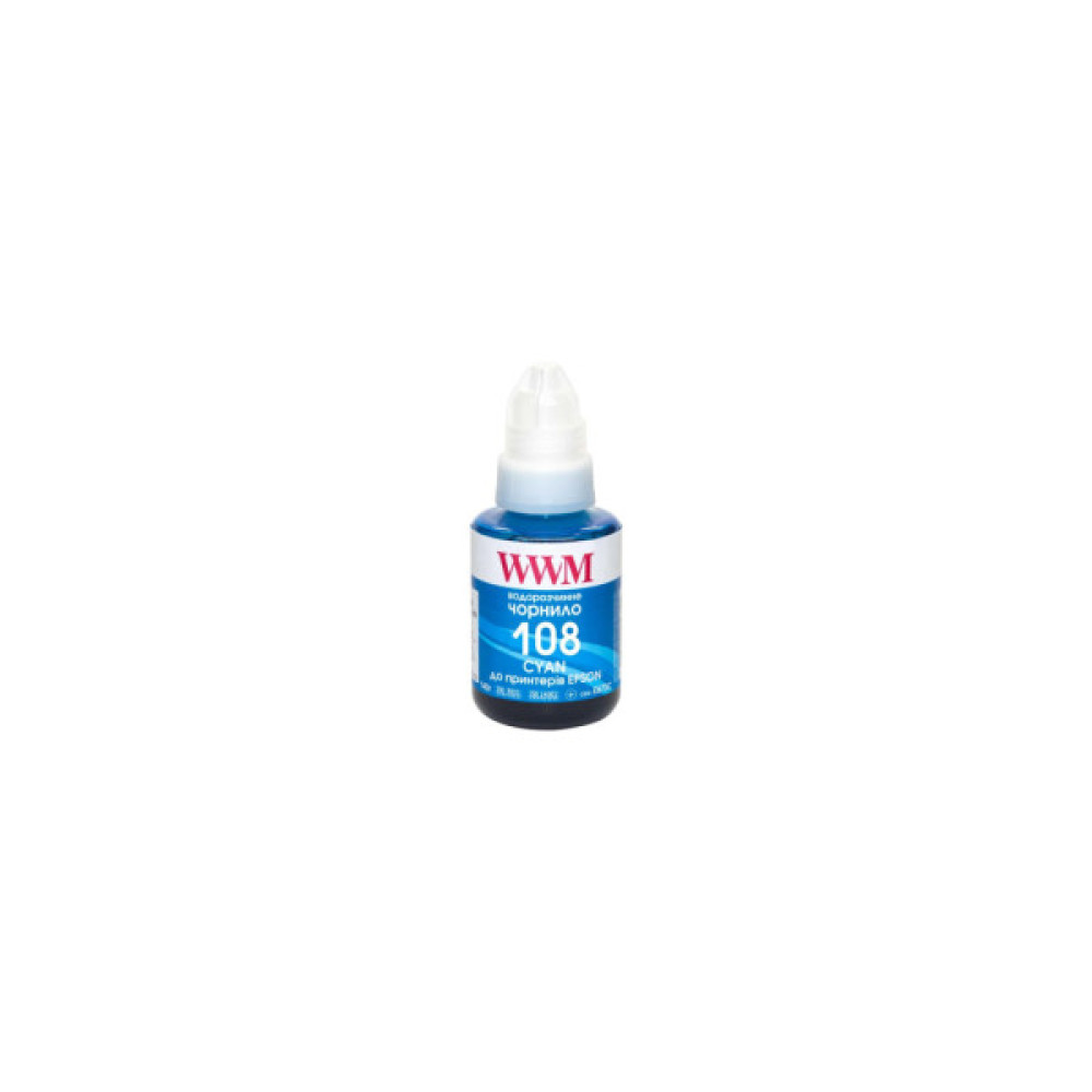 Чорнило WWM Epson L8050/L18050 140г Cyan KeyLock (E108C)