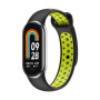 Ремінець до фітнес браслета BeCover Vents Style для Xiaomi Mi Smart Band 10 Black-Green (713629) Ремінець до фітнес браслета BeCover Vents Style для Xiaomi Mi Smart Band 10 Black-Green (713629)