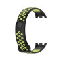 Ремінець до фітнес браслета BeCover Vents Style для Xiaomi Mi Smart Band 10 Black-Green (713629) Ремінець до фітнес браслета BeCover Vents Style для Xiaomi Mi Smart Band 10 Black-Green (713629)