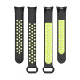 Ремінець до фітнес браслета BeCover Vents Style для Xiaomi Mi Smart Band 10 Black-Green (713629) Ремінець до фітнес браслета BeCover Vents Style для Xiaomi Mi Smart Band 10 Black-Green (713629)