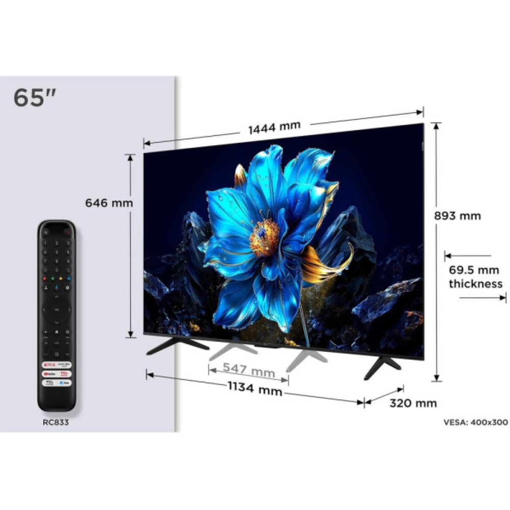 Телевізор TCL 65P7K