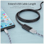 Дата кабель USB 3.0 AM/AF 1.0m Essager (EXCAM-YT01) Дата кабель USB 3.0 AM/AF 1.0m Essager (EXCAM-YT01)