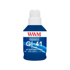 Чорнило WWM Canon GI-41 для Pixma G2420/3420 190г Cyan (KeyLock) (G41C) Чорнило WWM Canon GI-41 для Pixma G2420/3420 190г Cyan (KeyLock) (G41C)