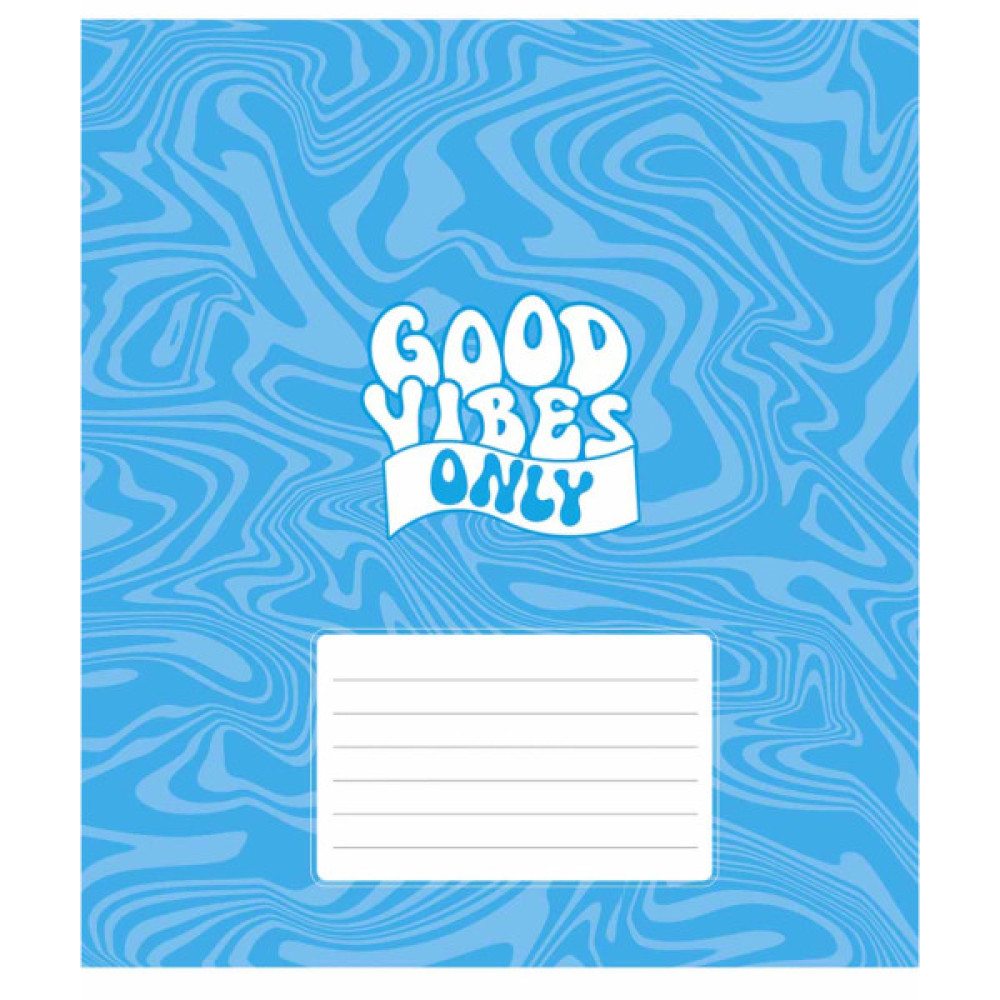 Зошит Школярик Good vibes only 18 аркушів лінія (018-3561L)