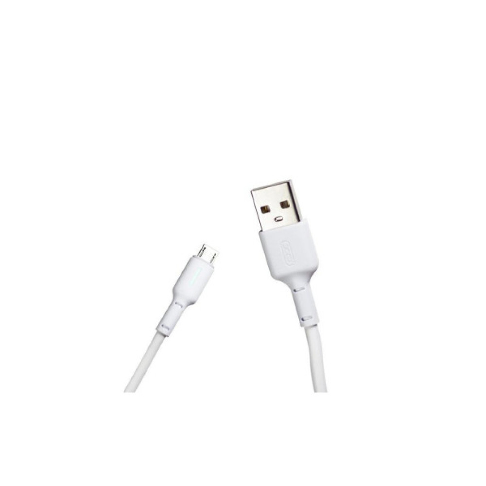 Дата кабель USB 2.0 AM to Micro 5P 1.0m 3A white XO (NB112-M-WH)