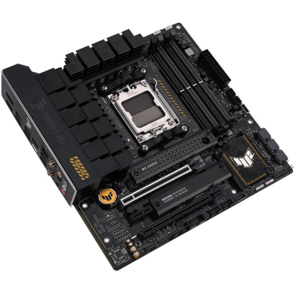Материнcька плата ASUS TUF GAMING B650M-PLUS WIFI sAM5 B650 4xDDR5 M.2 HDMI DP WiFi BT mATX