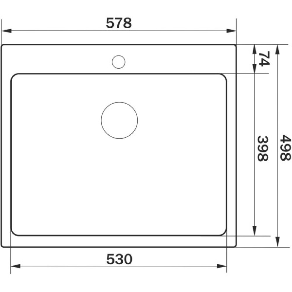 Мийка кухонна GRANADO Villena S304 (GS03304)